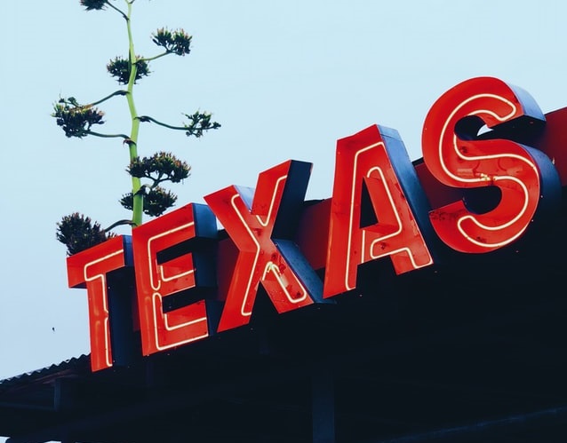 texas sign for business